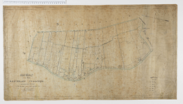 157 Kadastrale kaart van de polder Breukelen-Proosdije, met weergave van waterstaatkundige voorzieningen